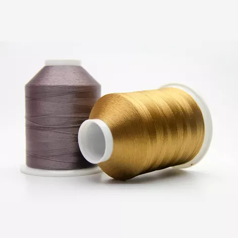 Silk Rayon broderimaskin tråd Spole